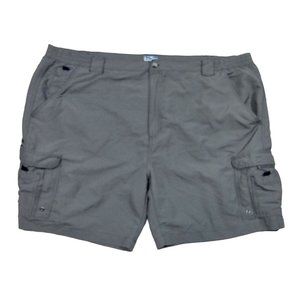 World Wide Sportsman Mens Cargo Shorts Gray Outdoor Fishing Big & Tall Size 54